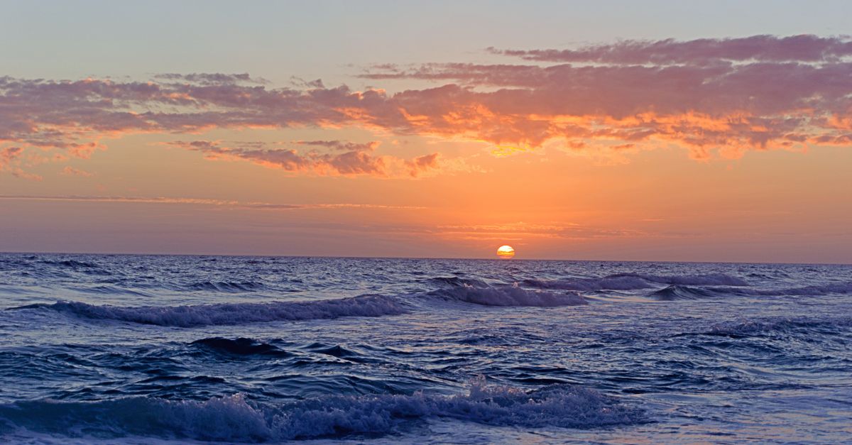 Sunset over the Gulf of Mexico